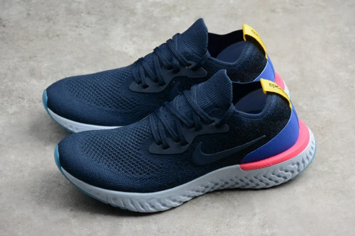 SportInspired nike epic react flyknit blue aq0067- 3313