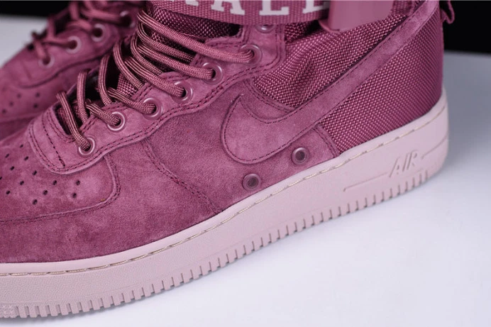 SportInspired nike sf air force 1 one fif vintage wine particle rose aj1700- 3075