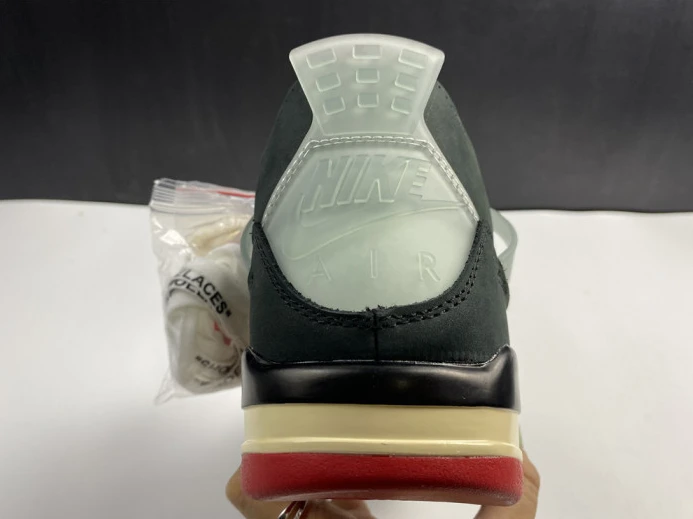 SportInspired ofw x air jordan 4 “bred” black red cv9388- 1719