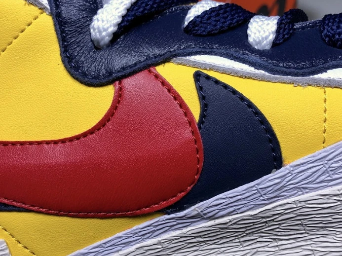 SportInspired sacai x blazer mid ''maize navy'' bv0072- 3145