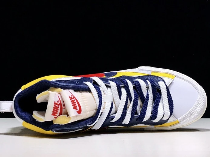 SportInspired sacai x blazer mid ''maize navy'' bv0072- 3145