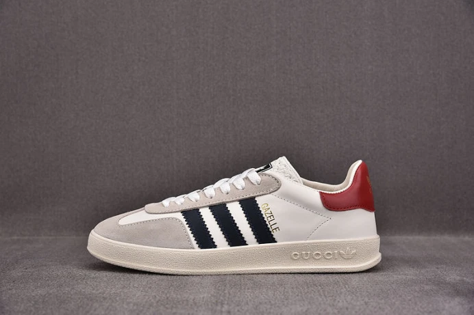 StreetReady Adidas x Gucci Gazelle Sneaker White 2869