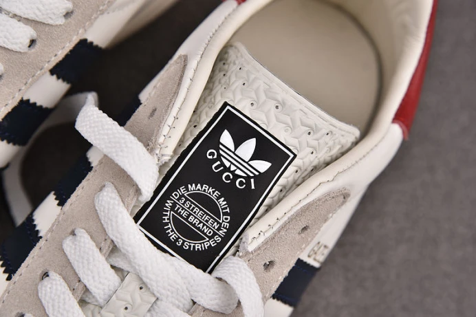 StreetReady Adidas x Gucci Gazelle Sneaker White 2869
