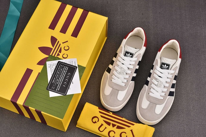 StreetReady Adidas x Gucci Gazelle Sneaker White 2869