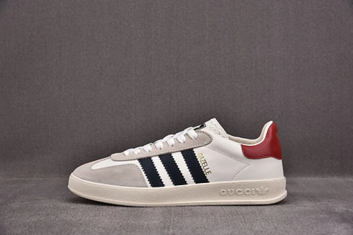 StreetReady Adidas x Gucci Gazelle Sneaker White 2869