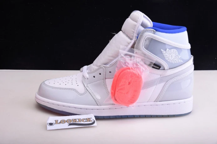 StreetReady Air Jordan 1 Retro High Zoom White Racer Blue CK6637- 875