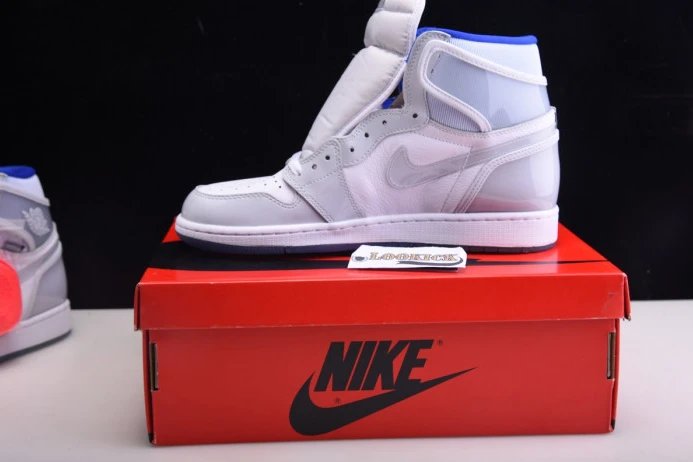 StreetReady Air Jordan 1 Retro High Zoom White Racer Blue CK6637- 875