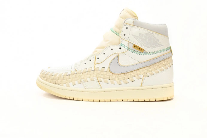 StreetReady Jordan 1 Retro High OG SP Union Bephie's Beauty Supply Woven Sail FD2565- 753