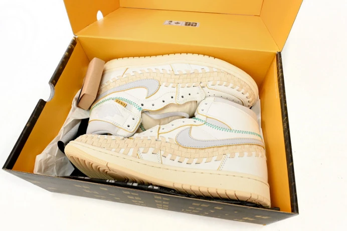 StreetReady Jordan 1 Retro High OG SP Union Bephie's Beauty Supply Woven Sail FD2565- 753