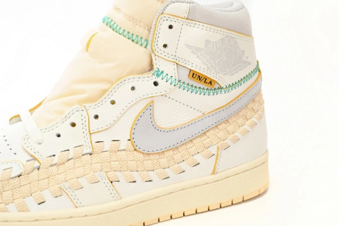 StreetReady Jordan 1 Retro High OG SP Union Bephie's Beauty Supply Woven Sail FD2565- 753