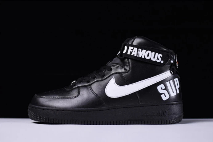 StreetReady Sup*e nike air force 1 high sp black ds f w 698696- 3064