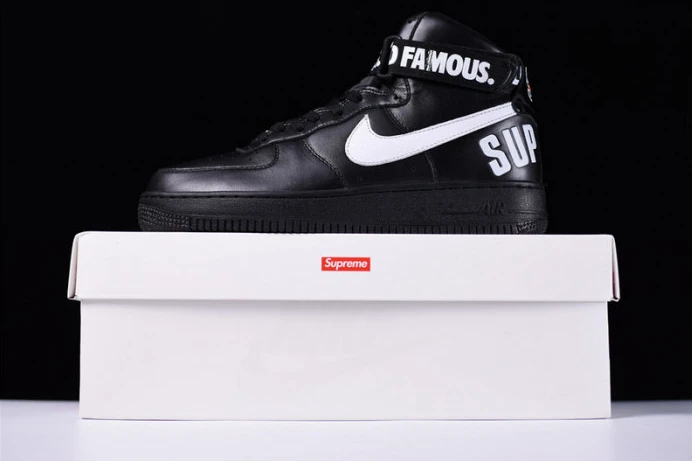 StreetReady Sup*e nike air force 1 high sp black ds f w 698696- 3064