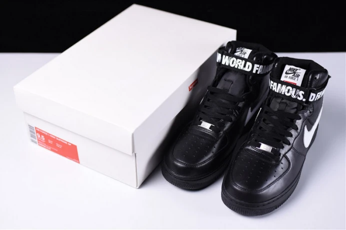 StreetReady Sup*e nike air force 1 high sp black ds f w 698696- 3064