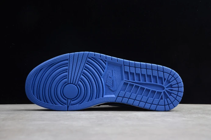 StreetReady air jordan 1 mid black hyper royal 554724- 1247