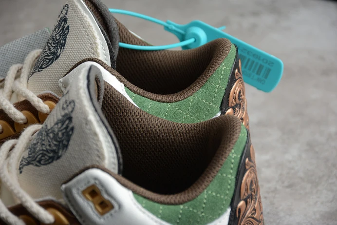 StreetReady air jordan 3 retro se white dark brown green shoes 398614- 1794