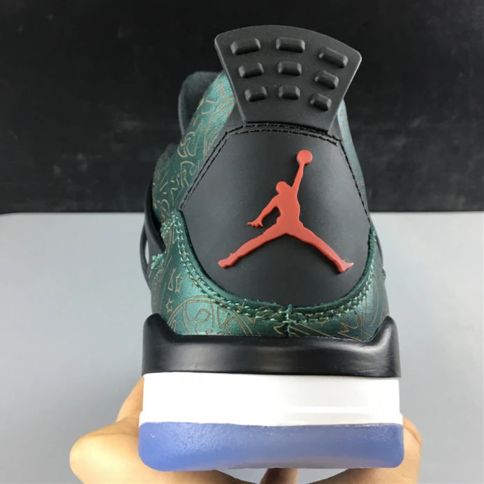 StreetReady air jordan 4 green laser aj4- 1759