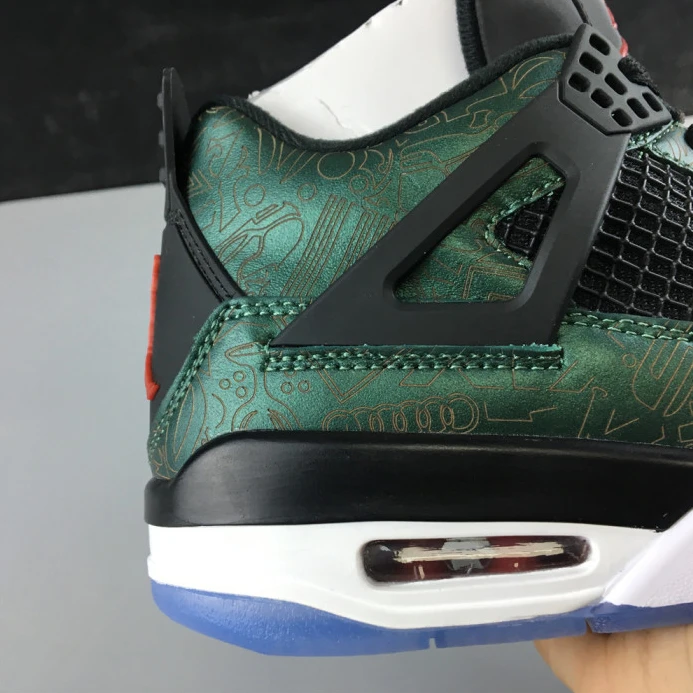 StreetReady air jordan 4 green laser aj4- 1759