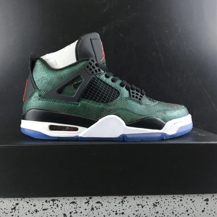 StreetReady air jordan 4 green laser aj4- 1759