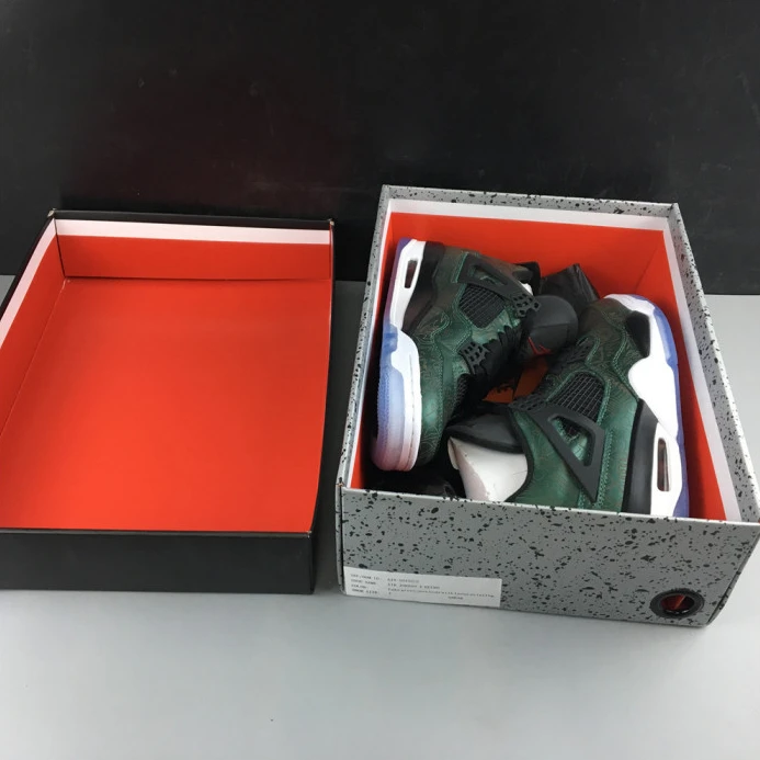 StreetReady air jordan 4 green laser aj4- 1759