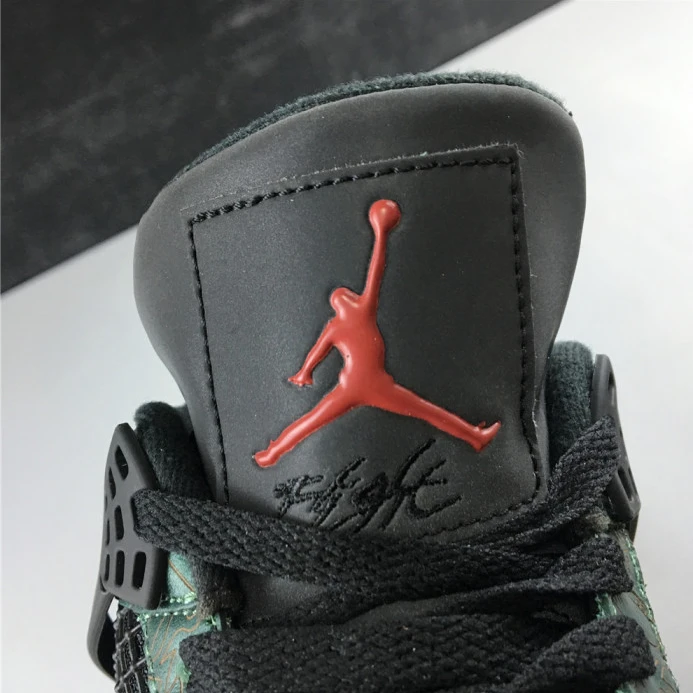 StreetReady air jordan 4 green laser aj4- 1759