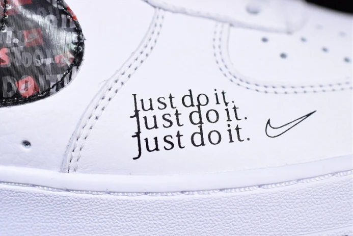 StreetReady nike air force 1 07 just do it pack white ar7719- 3005