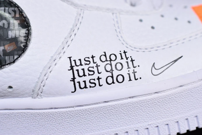StreetReady nike air force 1 07 just do it pack white ar7719- 3005
