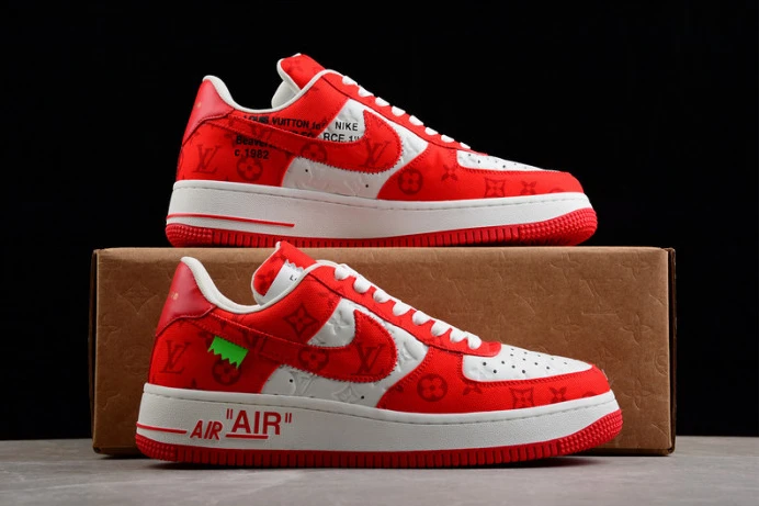 StreetReady nike air force 1 red 3266