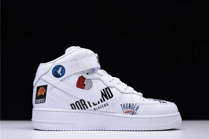 Sup*e x nike air force 1 mid nba teams white aq8017- EasyMatch 3017