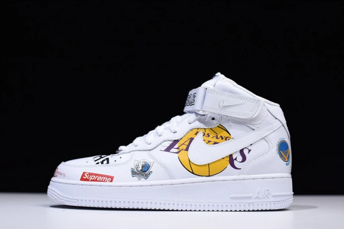 Sup*e x nike air force 1 mid nba teams white aq8017- EasyMatch 3017