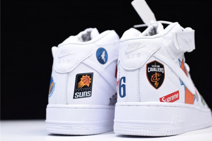 Sup*e x nike air force 1 mid nba teams white aq8017- EasyMatch 3017