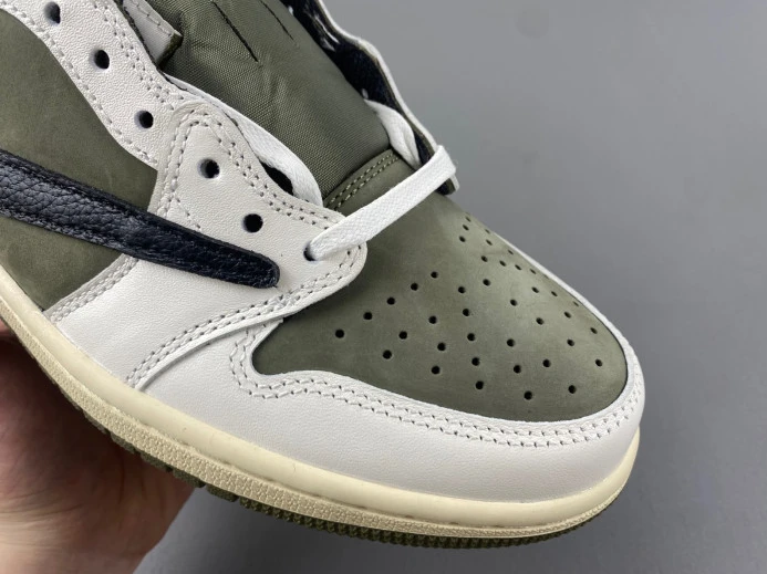 TRAVIS SCOTT X AIR JORDAN 1 LOW OG MEDIUM OLIVE DM7866- Affordable 489