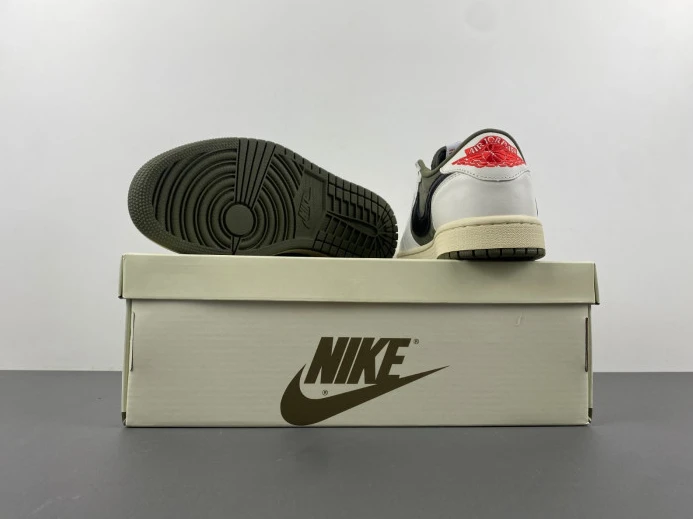 TRAVIS SCOTT X AIR JORDAN 1 LOW OG MEDIUM OLIVE DM7866- Affordable 489