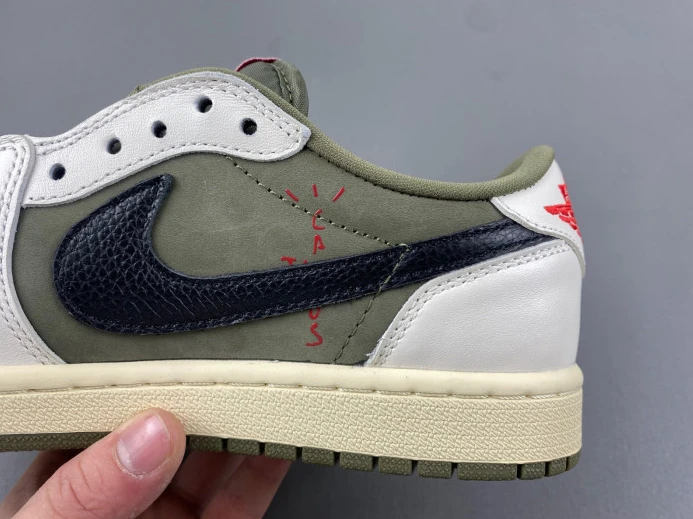 TRAVIS SCOTT X AIR JORDAN 1 LOW OG MEDIUM OLIVE DM7866- Affordable 489