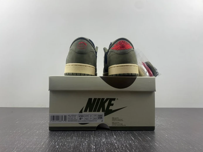 TRAVIS SCOTT X AIR JORDAN 1 LOW OG SP 'BLACK OLIVE' DM7866- ModernLook 738