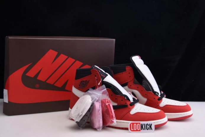 TRAVIS SCOTT X AIR JORDAN 1 RETRO HIGH OG - CD4487 100(RED) GoAnywhere 828