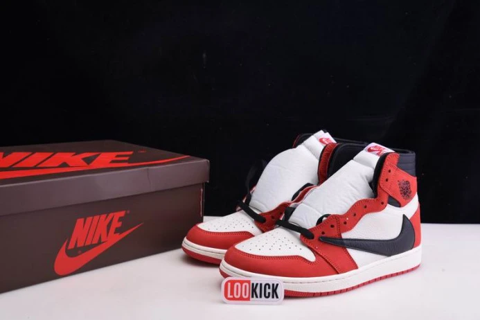 TRAVIS SCOTT X AIR JORDAN 1 RETRO HIGH OG - CD4487 100(RED) GoAnywhere 828