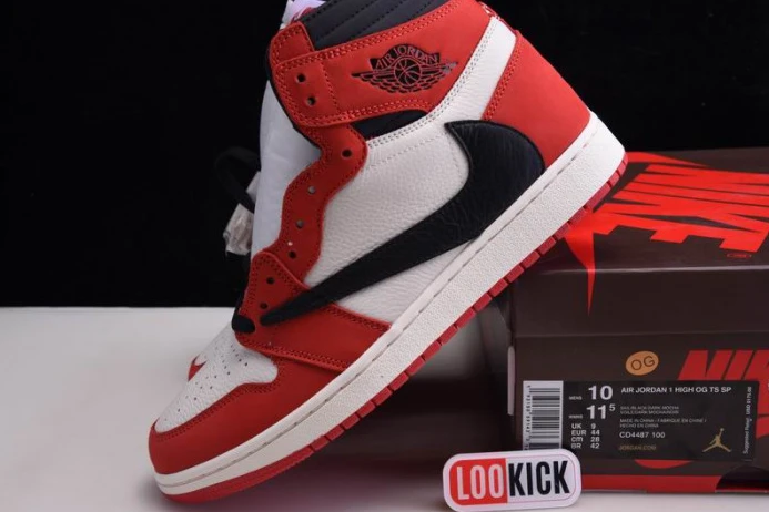 TRAVIS SCOTT X AIR JORDAN 1 RETRO HIGH OG - CD4487 100(RED) GoAnywhere 828