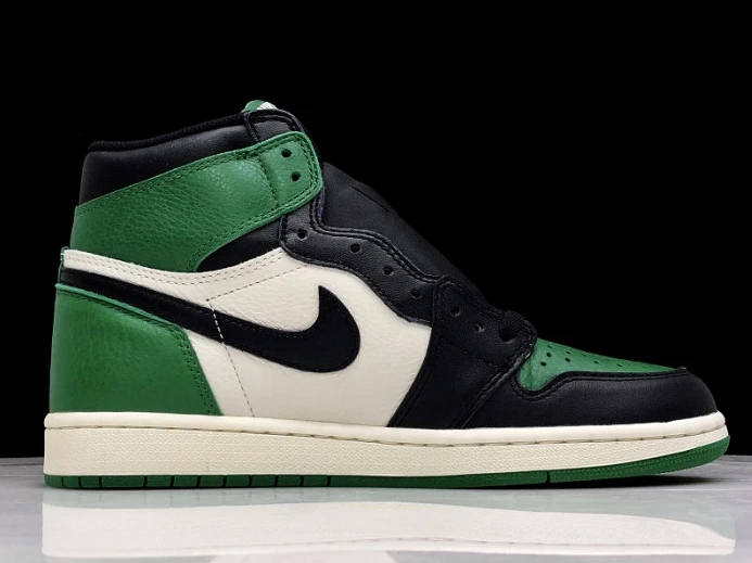 TopPick Air Jordan 1 High OG NRG Pine Green Sail-Black 555088- 922