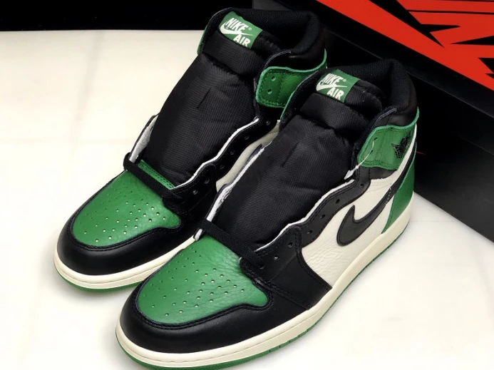 TopPick Air Jordan 1 High OG NRG Pine Green Sail-Black 555088- 922