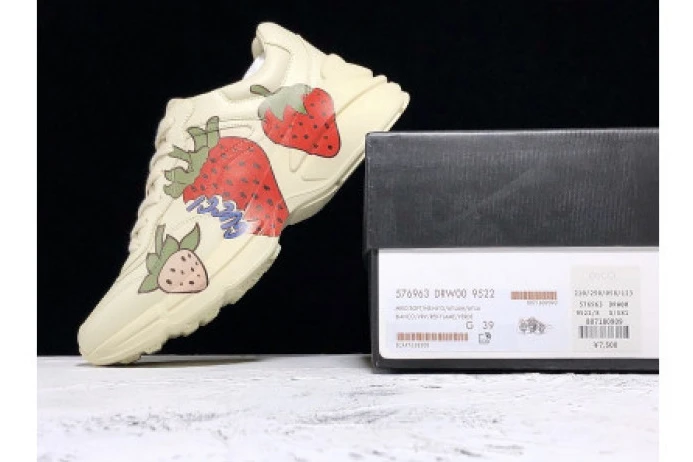 TopPick GUCC 2019 SS CASUAL STYLE LEATHER LOW-TOP SNEAKERS 576963 DRW00 2897