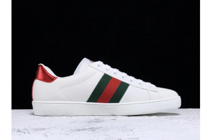 TopPick GUCC ACE EMBROIDERED LOW-TOP SNEAKER WHITE WITH BEE 2913