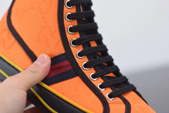 TopPick GUCC Tennis 1977 Print Sneaker 553385 DOPEO 2911