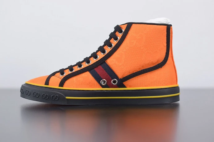 TopPick GUCC Tennis 1977 Print Sneaker 553385 DOPEO 2911