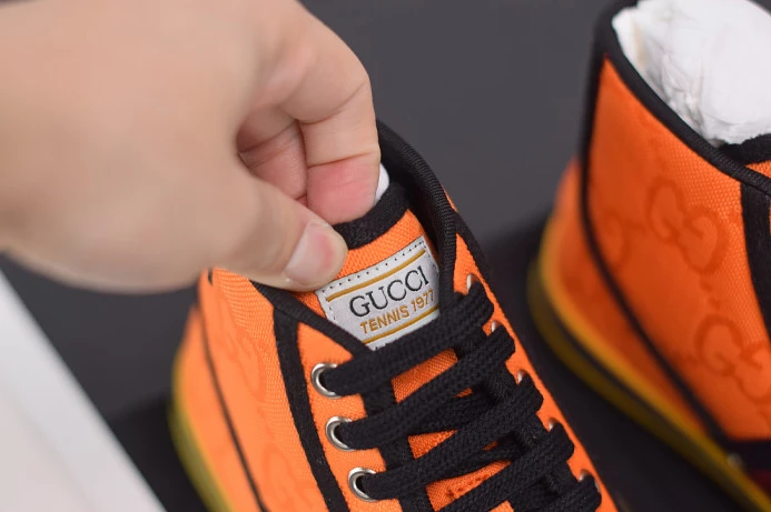 TopPick GUCC Tennis 1977 Print Sneaker 553385 DOPEO 2911