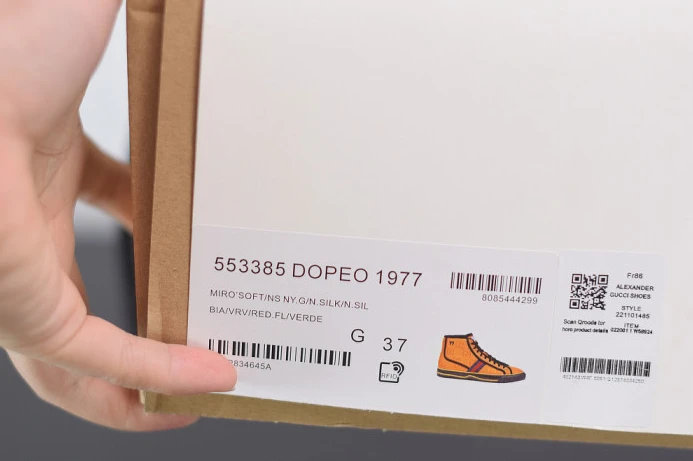 TopPick GUCC Tennis 1977 Print Sneaker 553385 DOPEO 2911