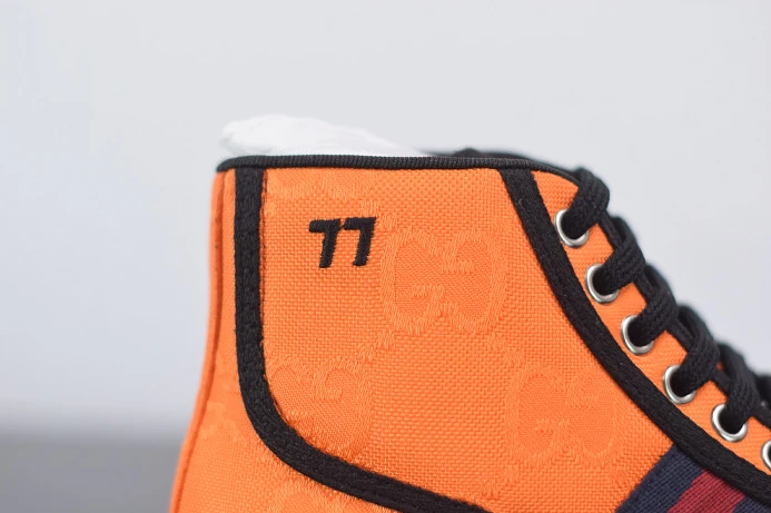 TopPick GUCC Tennis 1977 Print Sneaker 553385 DOPEO 2911