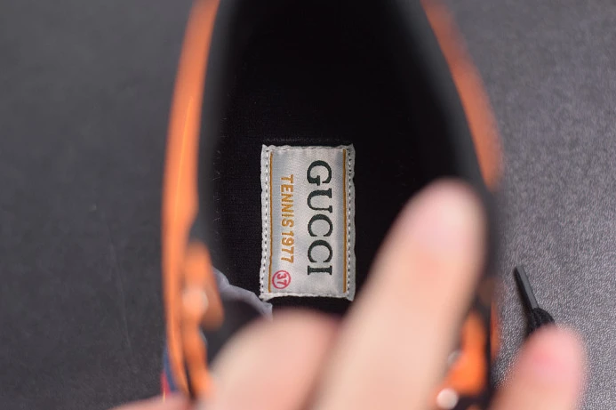TopPick GUCC Tennis 1977 Print Sneaker 553385 DOPEO 2911
