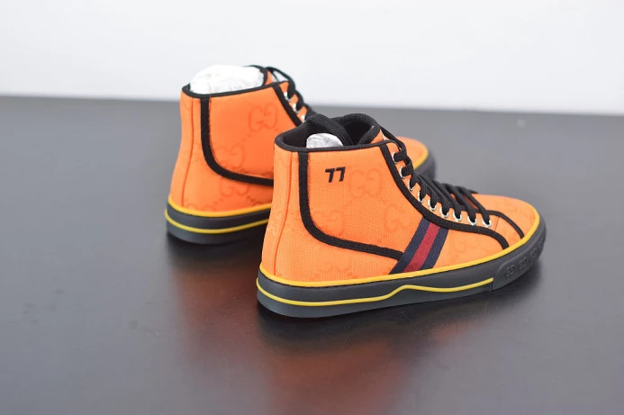 TopPick GUCC Tennis 1977 Print Sneaker 553385 DOPEO 2911