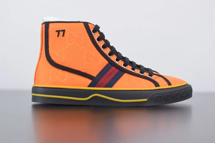 TopPick GUCC Tennis 1977 Print Sneaker 553385 DOPEO 2911