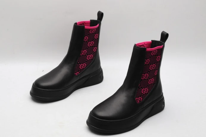 TopPick GUCC Women's boot with GG jersey 718718 AAA8L 2879